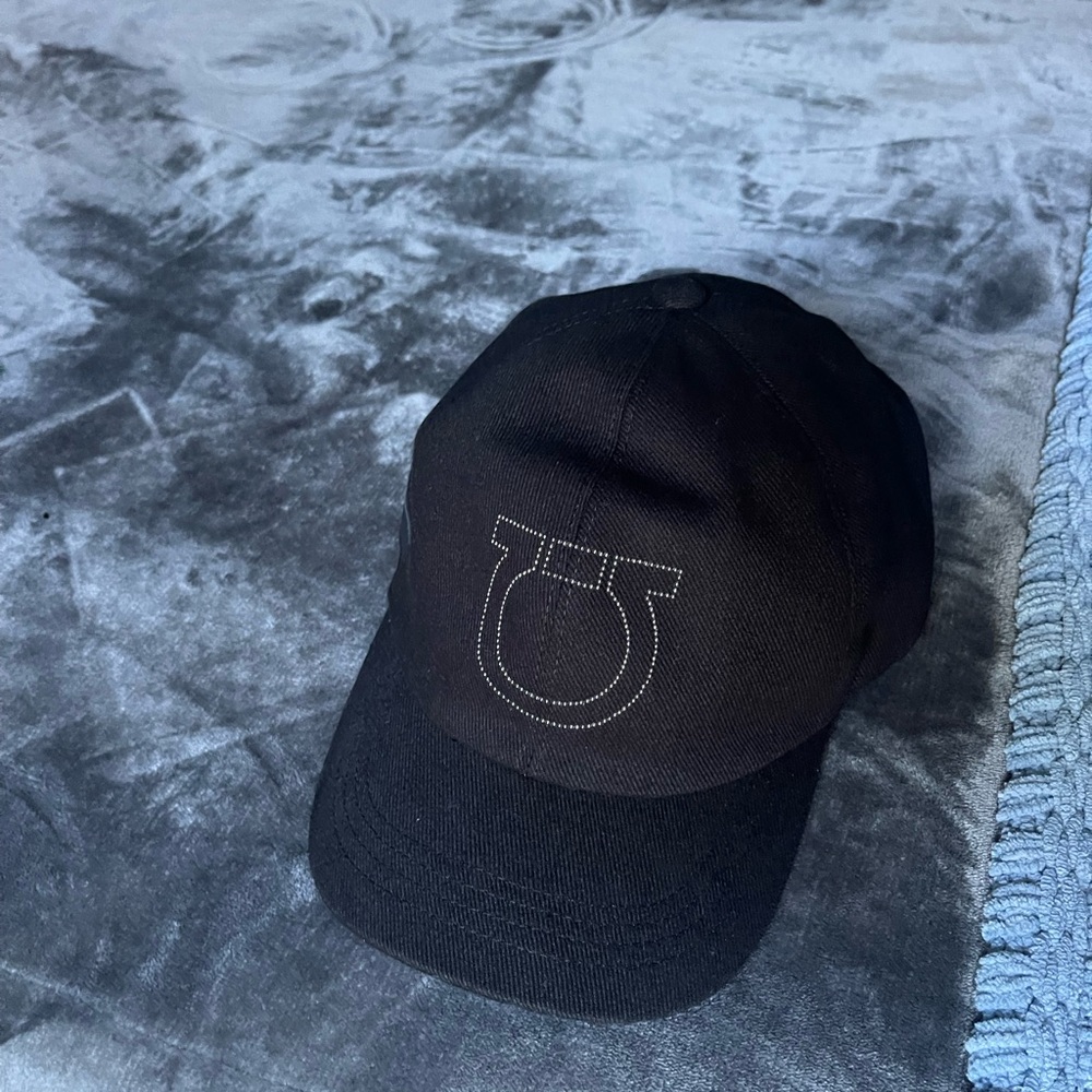 Black Baseball Cap with Logo